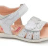 Sandalias De Bebé Niña Pablosky Blancas De Piel 007200 | Pablosky