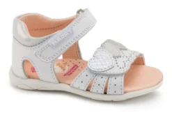 Sandalias De Bebé Niña Pablosky Blancas De Piel 007200 | Pablosky