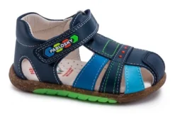 Sandalias De Bebé Niño Pablosky Azules De Piel 009721 | Pablosky