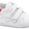 Preandantes De Bebé Niña StepEasy 017707 De Piel Color Blanco | Pablosky