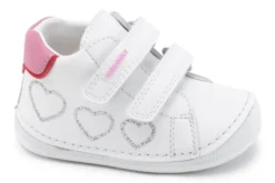 Preandantes De Bebé Niña StepEasy 017707 De Piel Color Blanco | Pablosky
