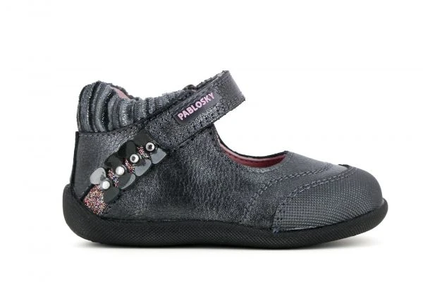 Merceditas De Bebé Niña StepEasy 019050 De Piel Color Plata | Pablosky 3 Merceditas De Bebé Niña StepEasy 019050 De Piel Color Plata | Pablosky - Imagen 3