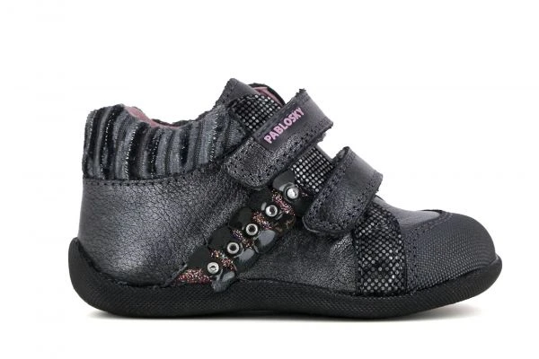 Botas De Bebé Niña StepEasy 019250 De Piel Color Plata | Pablosky 3 Botas De Bebé Niña StepEasy 019250 De Piel Color Plata | Pablosky - Imagen 3