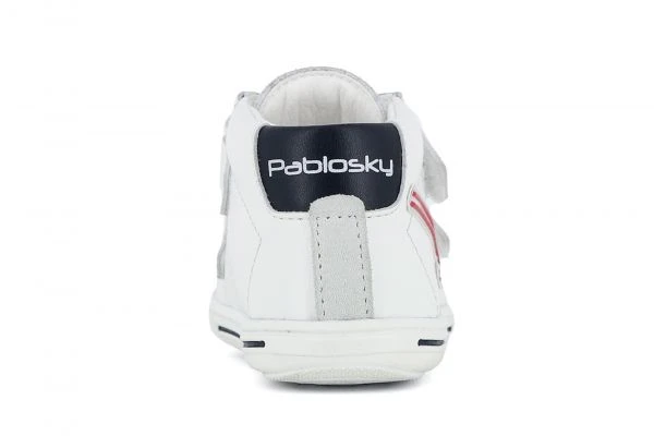 Zapatillas Deportivas De Bebé Unisex StepEasy 019302 De Piel Color Blanco | Pablosky 4 Zapatillas Deportivas De Bebé Unisex StepEasy 019302 De Piel Color Blanco | Pablosky - Imagen 4