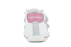 Zapatillas Deportivas De Bebé Niña StepEasy 019307 De Piel Color Blanco | Pablosky -Zapato Tienda de ventas 019307 hd 0001