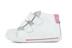 Zapatillas Deportivas De Bebé Niña StepEasy 019307 De Piel Color Blanco | Pablosky -Zapato Tienda de ventas 019307 hd 0002