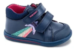 Zapatillas Deportivas De Bebé Niña StepEasy 019520 De Piel Color Azul Marino | Pablosky