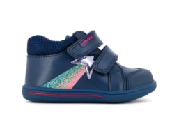 Zapatillas Deportivas De Bebé Niña StepEasy 019520 De Piel Color Azul Marino | Pablosky -Zapato Tienda de ventas 019520 hd 0000