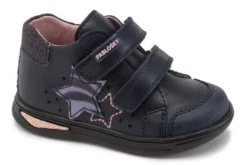 Botas De Bebé Niña StepEasy 020120 De Piel Color Azul Marino | Pablosky