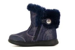Botas De Bebé Niña StepEasy 020820 De Piel Color Azul Marino | Pablosky -Zapato Tienda de ventas 020820 hd 0002