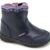 Botas De Bebé Niña StepEasy 021420 De Piel Color Azul Marino | Pablosky