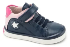 Botas De Bebé Niña StepEasy 022127 De Piel Color Azul Marino | Pablosky