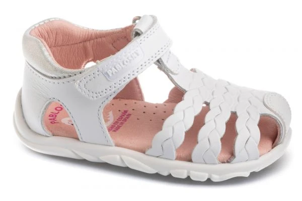 Sandalias Bebé Niña Pablosky 025400 Color Blanco | Pablosky 1 Sandalias Bebé Niña Pablosky 025400 Color Blanco | Pablosky