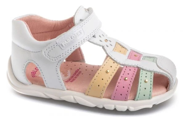 Sandalias Bebé Niña Pablosky 025507 Color Blanco | Pablosky 1 Sandalias Bebé Niña Pablosky 025507 Color Blanco | Pablosky