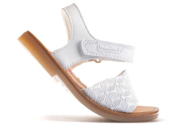 Sandalias Bebé Niña Pablosky 029900 Color Blanco | Pablosky 2 Sandalias Bebé Niña Pablosky 029900 Color Blanco | Pablosky - Imagen 2