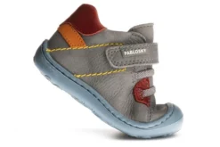 Preandantes De Bebé Niño Pablosky Grises De Piel Con Cierre Adherente 032350 | Pablosky -Zapato Tienda de ventas 032350 4