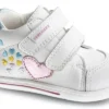 Deportivos De Bebé Niña Pablosky Blancos De Leader-tech Con Cierre Adherente 033405 | Pablosky
