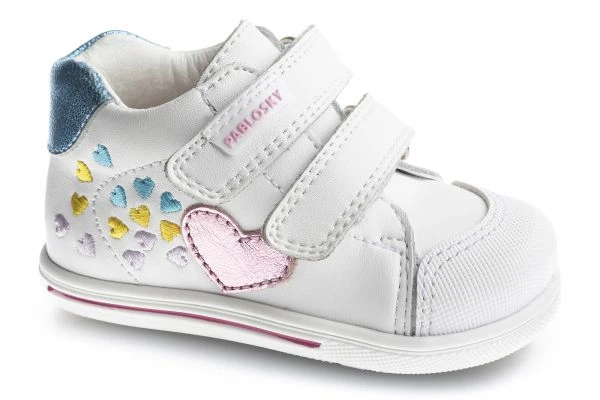 Deportivos De Bebé Niña Pablosky Blancos De Leader-tech Con Cierre Adherente 033405 | Pablosky 1 Deportivos De Bebé Niña Pablosky Blancos De Leader-tech Con Cierre Adherente 033405 | Pablosky