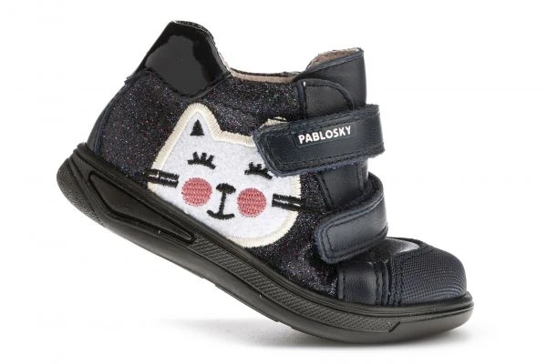 Botitas De Bebé Niña Pablosky Azules De Piel Con Cierre Adherente 033720 | Pablosky 3 Botitas De Bebé Niña Pablosky Azules De Piel Con Cierre Adherente 033720 | Pablosky - Imagen 3