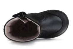 Botitas De Bebé Niña Pablosky Negras De Piel Con Cremallera 034010 | Pablosky -Zapato Tienda de ventas 034010 2