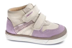 Botitas De Bebé Niña Pablosky Beige De Piel Con Cierre Adherente 035237 | Pablosky