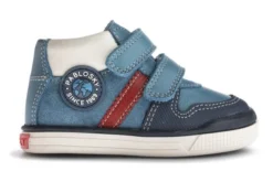 Botitas De Bebé Niño Pablosky Azules De Piel Con Cierre Adherente 035340 | Pablosky -Zapato Tienda de ventas 035340 1