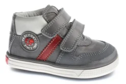 Botitas De Bebé Niño Pablosky Grises De Piel Con Cierre Adherente 035350 | Pablosky