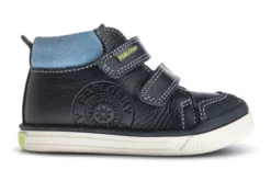 Botitas De Bebé Niño Pablosky Azules De Piel Con Cierre Adherente 035420 | Pablosky -Zapato Tienda de ventas 035420 1