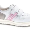 Deportivos De Niña Pablosky Blancos De Piel Con Cierre Adherente 200907 | Pablosky