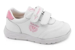 Zapatillas Deportivas De Niña Pablosky 296907 De Piel Color Blanco | Pablosky