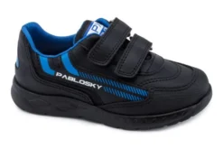 Zapatillas Deportivas De Niño Pablosky 297114 De Piel Color Negro | Pablosky
