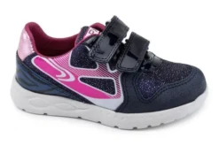 Zapatillas Deportivas De Niña Pablosky 297320 De Piel Color Azul Marino | Pablosky