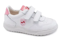 Zapatillas Deportivas De Niña Pablosky 298107 De Piel Color Blanco | Pablosky