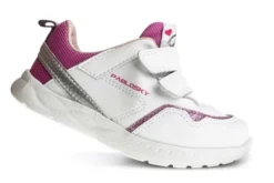 Deportivos De Niña Pablosky Blancos De Piel Y Textil Técnico Con Cierre Adherente 299300 | Pablosky -Zapato Tienda de ventas 299300 4