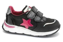 Deportivos De Niña Pablosky Negros De Piel Y Textil Técnico Con Cierre Adherente 299419 | Pablosky