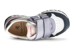 Deportivos De Niña Pablosky Blancos De Piel Con Cierre Adherente 299608 | Pablosky 12 Deportivos De Niña Pablosky Blancos De Piel Con Cierre Adherente 299608 | Pablosky -Zapato Tienda de ventas 299608 2