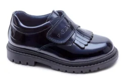 Mocasines De Niña Pablosky 347729 De Piel Color Azul Marino | Pablosky