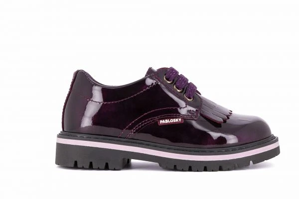 Mocasines De Niña Pablosky 348199 De Piel Color Morado | Pablosky 4 Mocasines De Niña Pablosky 348199 De Piel Color Morado | Pablosky - Imagen 4