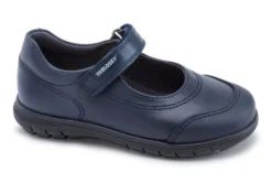Zapatos Colegiales De Niña Pablosky 348220 De Piel Color Azul Marino | Pablosky