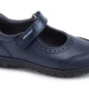 Zapatos Colegiales De Niña Pablosky 348420 De Piel Color Azul Marino | Pablosky