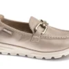 Zapatos Casual De Niña Pablosky Beige De Piel Con Elástico 351632 | Pablosky