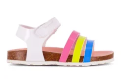 Sandalias De Niña Pablosky Blancas Con Cierre Adherente 405609 | Pablosky -Zapato Tienda de ventas 405609 hd 0000