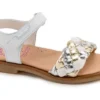 Sandalias De Niña Pablosky Blancas De Piel 409500 | Pablosky