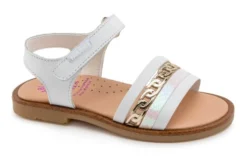 Sandalias De Niña Pablosky Blancas De Piel 409708 | Pablosky