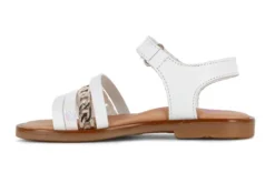 Sandalias De Niña Pablosky Blancas De Piel 409708 | Pablosky -Zapato Tienda de ventas 409708 hd 0002