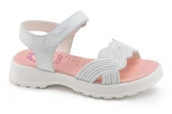 Sandalias De Niña Pablosky Blancas De Piel 411100 | Pablosky