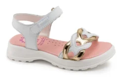Sandalias De Niña Pablosky Blancas De Piel 411800 | Pablosky