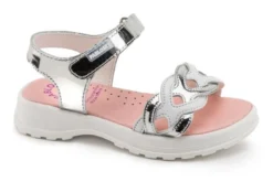 Sandalias De Niña Pablosky Plata De Piel 411956 | Pablosky