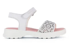 Sandalias De Niña Pablosky Blancas De Piel 412000 | Pablosky -Zapato Tienda de ventas 412000 hd 0000
