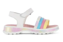 Sandalias De Niña Pablosky Blancas De Piel 412509 | Pablosky -Zapato Tienda de ventas 412509 hd 0000